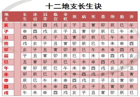 十二生旺|四柱学基础篇（10）—十二长生，十天干寄十二地支生旺死绝表